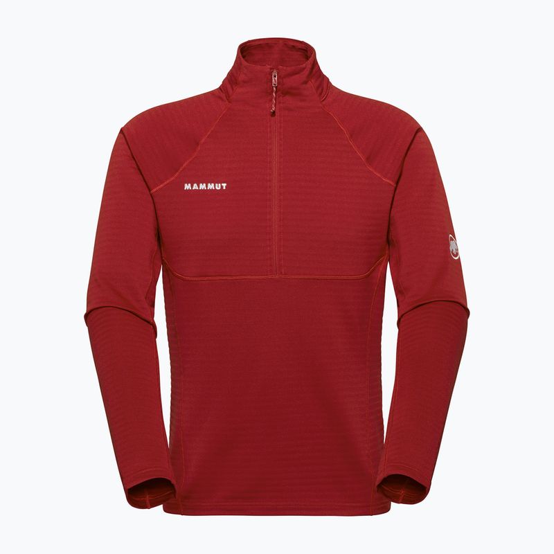 Men's sweatshirt Mammut Taiss ML Half Zip Pull dark mammut red 5