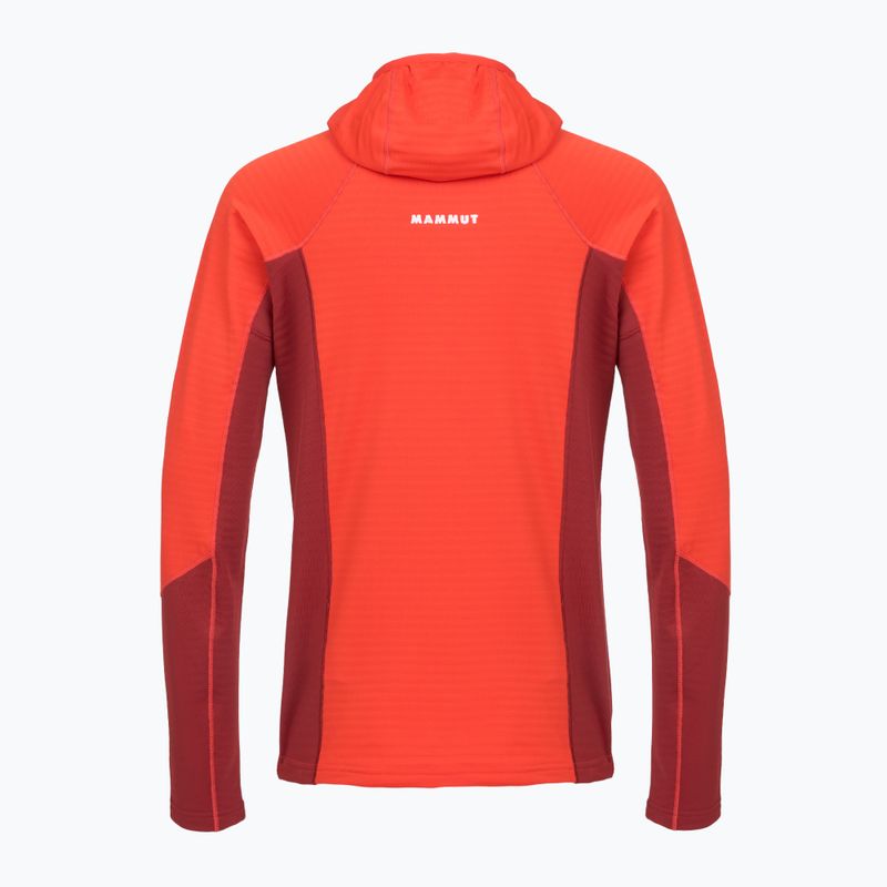 Men's sweatshirt Mammut Taiss ML Hooded mammut red/dark mammut 2
