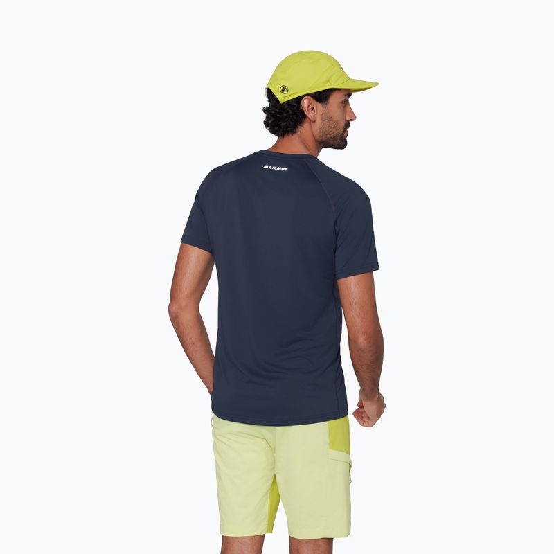 Men's trekking shirt Mammut Ducan FL T-Shirt Men marine 3