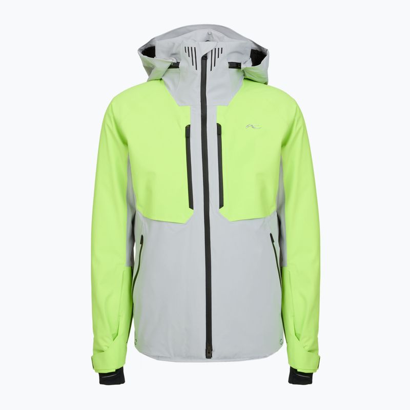 KJUS men's ski jacket Ligety alloy/limelight