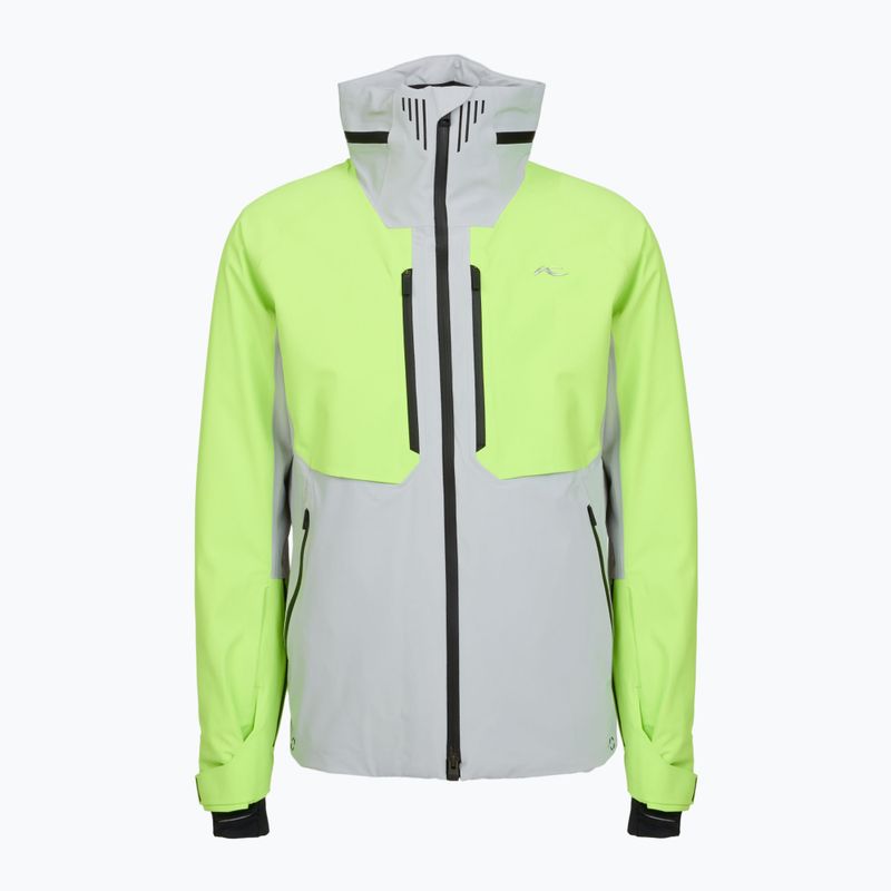 KJUS men's ski jacket Ligety alloy/limelight 9