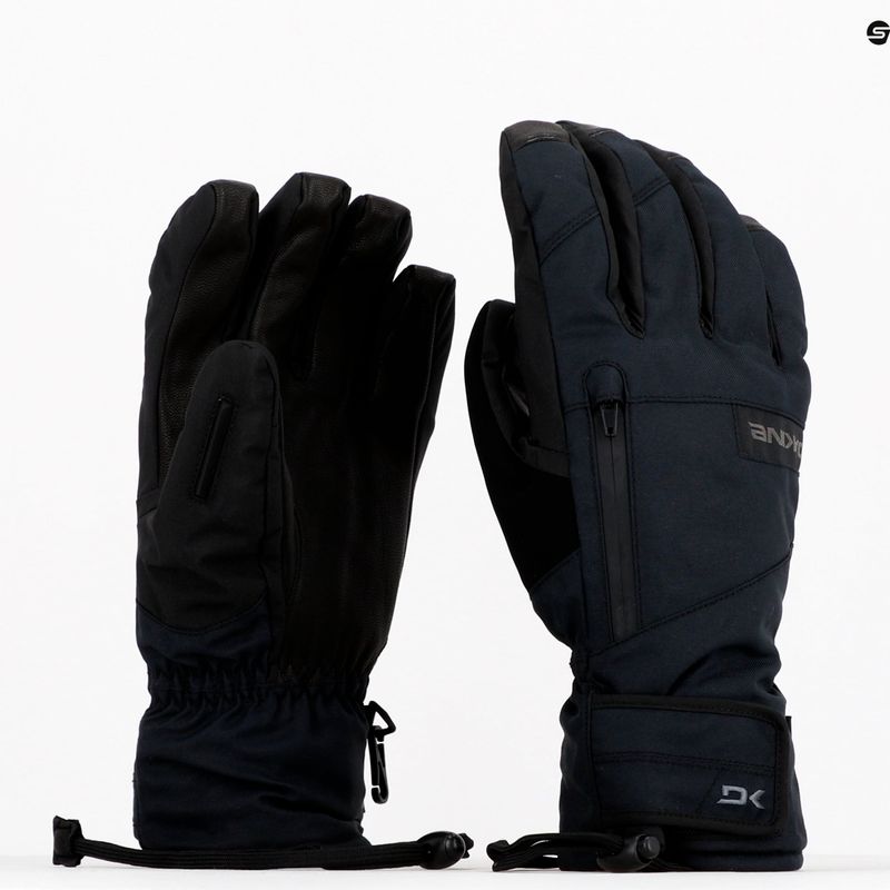 Men's Dakine Leather Titan Gore-Tex Short snowboard gloves black D10003157 13