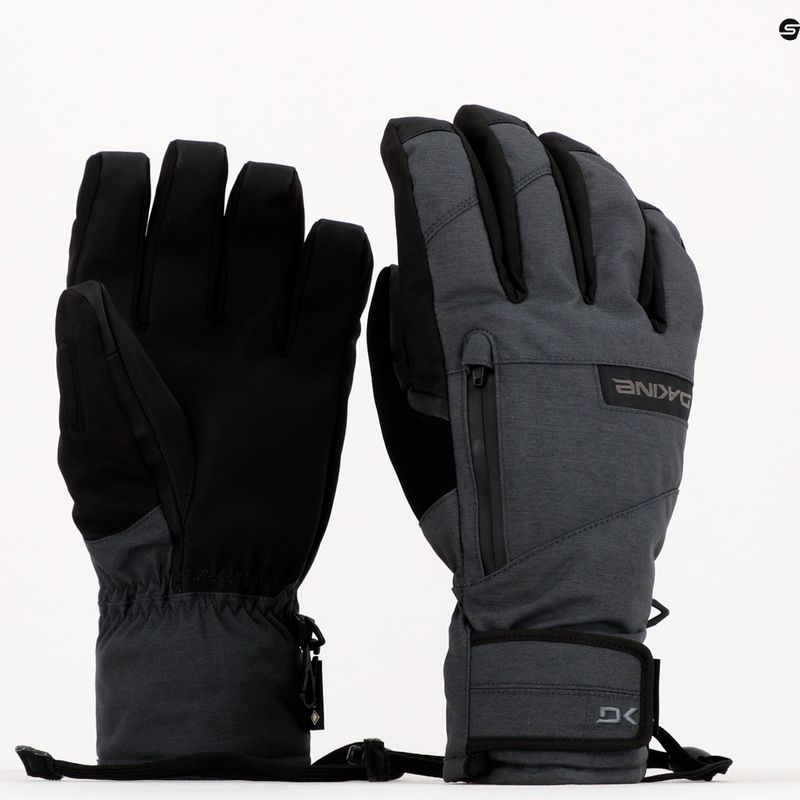 Men's Dakine Titan Gore-Tex Short grey snowboard glove D10003186 12