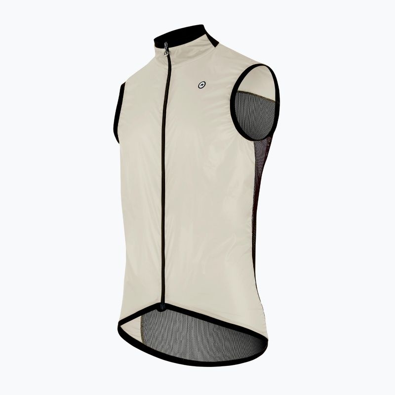 Men's ASSOS Mille GT C2 Wind moon sand cycling vest 3