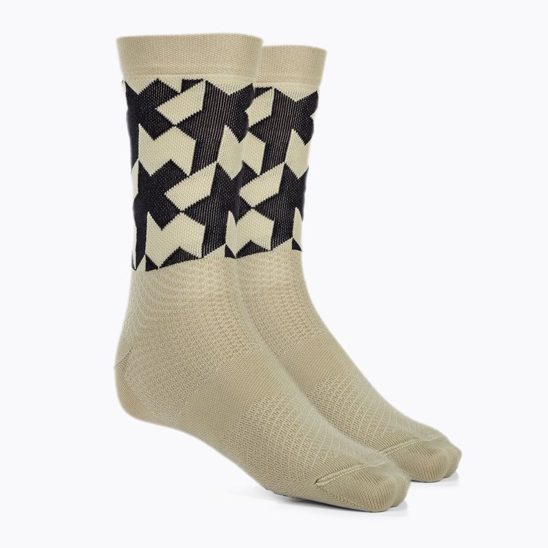 ASSOS Monogram moon sand cycling socks