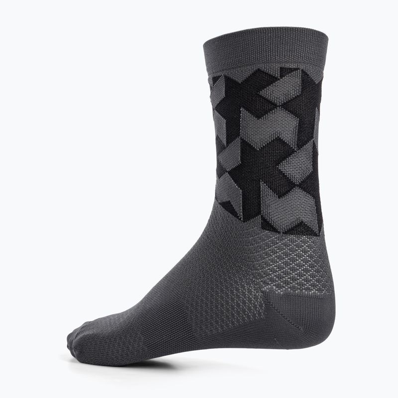 ASSOS Monogram torpedo grey cycling socks 2