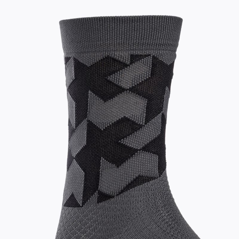 ASSOS Monogram torpedo grey cycling socks 3