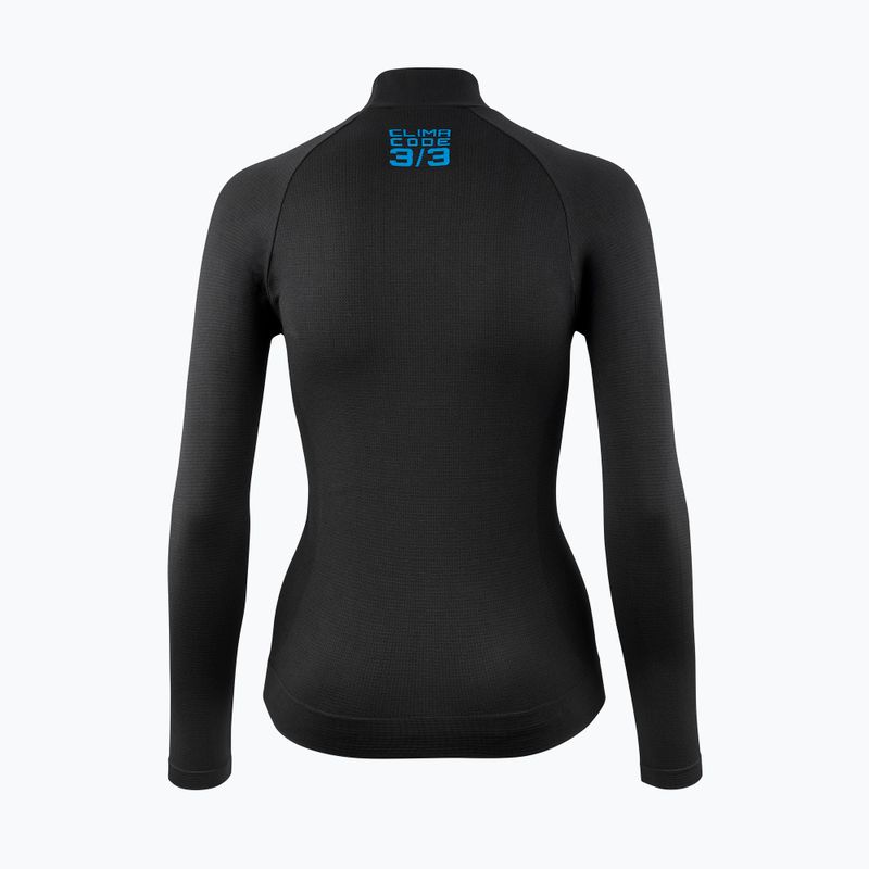 Women's cycling longsleeve ASSOS Winter Skin Layer P1 W black 2