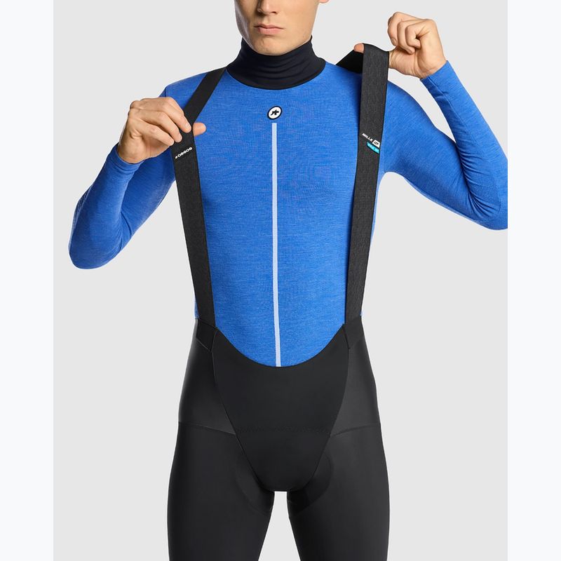 Men's ASSOS Ultraz Winter Skin Layer P1 cycling longsleeve calypso blu 3