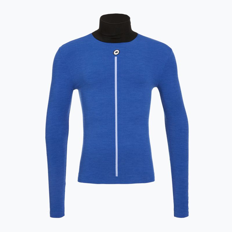 Men's ASSOS Ultraz Winter Skin Layer P1 cycling longsleeve calypso blu 4