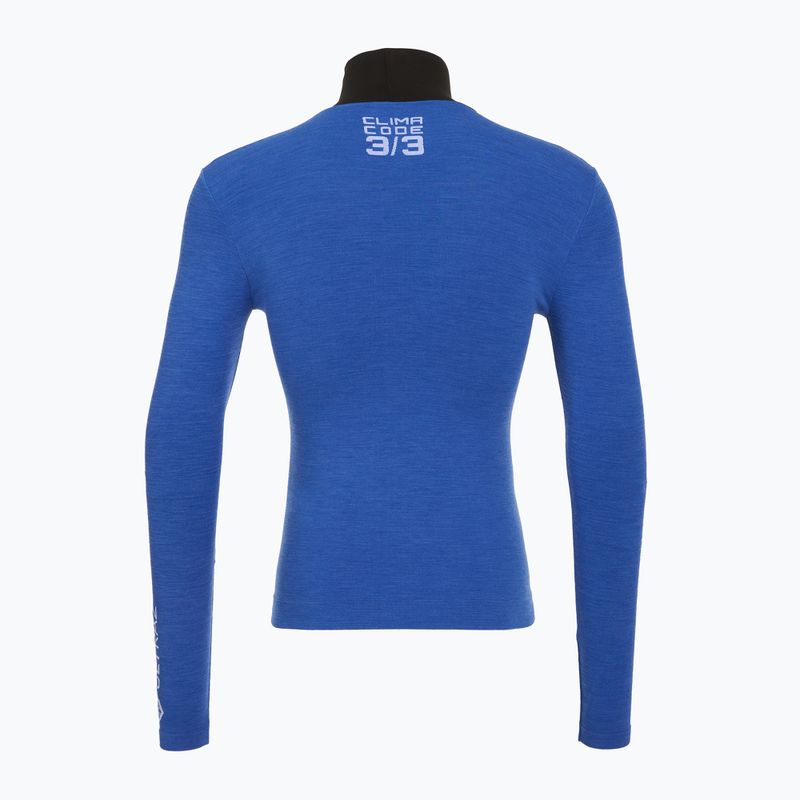 Men's ASSOS Ultraz Winter Skin Layer P1 cycling longsleeve calypso blu 5