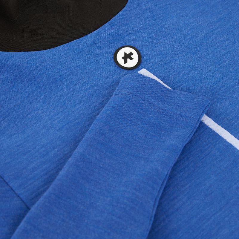 Men's ASSOS Ultraz Winter Skin Layer P1 cycling longsleeve calypso blu 7