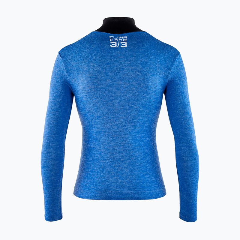 Men's ASSOS Ultraz Winter Skin Layer P1 cycling longsleeve calypso blu 9