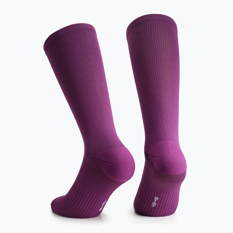 ASSOS Spring Fall Unisea cycling socks alchemy purple 2