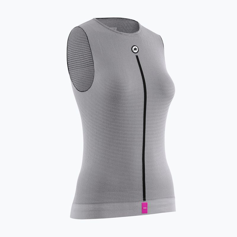 Women's cycling sweatshirt ASSOS Summer NS Skin Layer P1 grey 3