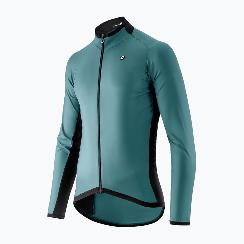Men's ASSOS Mille GT C2 Wind foundation green cycling jacket 4
