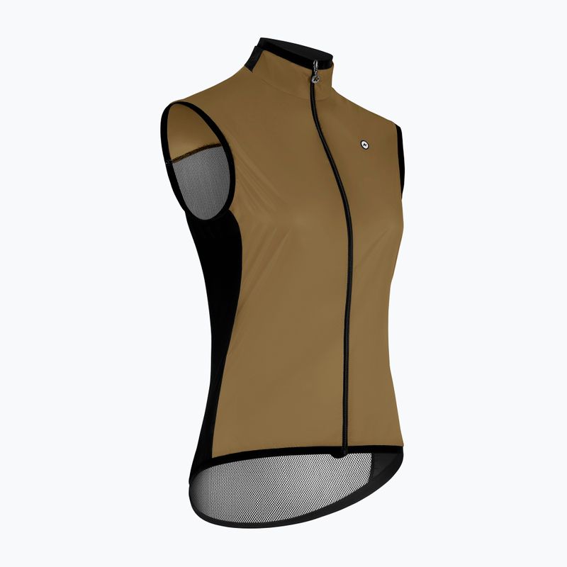 Women's cycling waistcoat ASSOS Uma GT Wind C2 W bronze ash 3