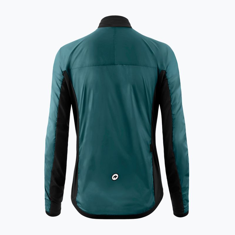 Women's cycling jacket ASSOS Uma GT Wind C2 W foundation green 2