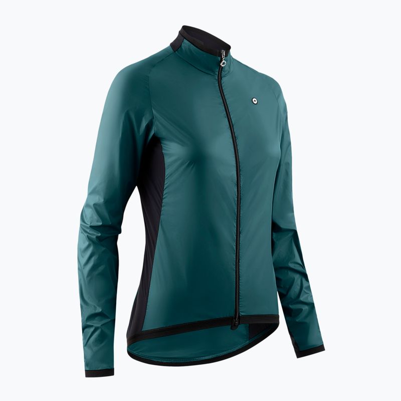 Women's cycling jacket ASSOS Uma GT Wind C2 W foundation green 3