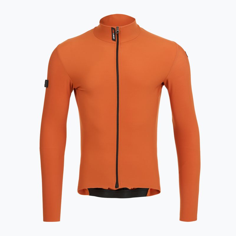 Men's cycling sweatshirt ASSOS Mille GT Spring Fall C2 rusty brown
