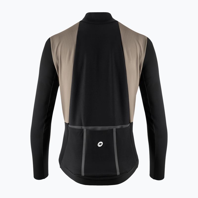Men's ASSOS Mille GT Hashoogi 3/3 Winter S11 dune sand cycling jacket 2