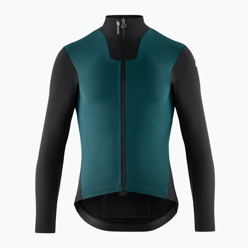 Men's ASSOS Mille GT Hashoogi 3/3 Winter S11 foundation green cycling jacket