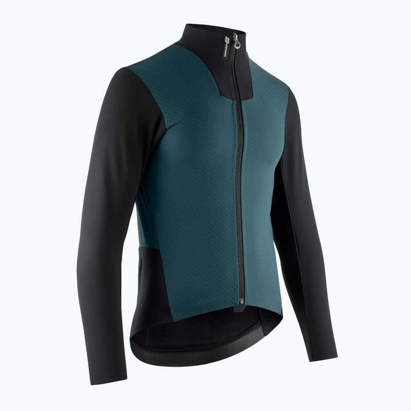 Men's ASSOS Mille GT Hashoogi 3/3 Winter S11 foundation green cycling jacket 3