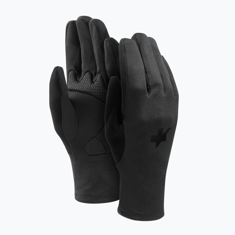 ASSOS Winter P1 black bicycle gloves 2