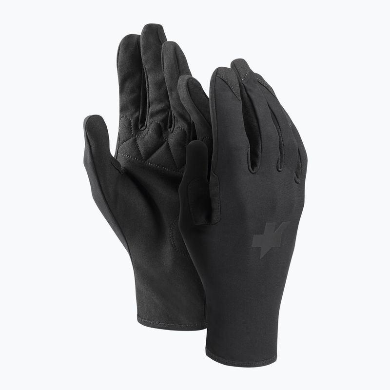 ASSOS Spring Fall P1 black cycling gloves 2