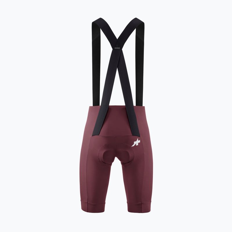Men's cycling shorts ASSOS Mille GT S11 Bib Shorts burgundy red 2