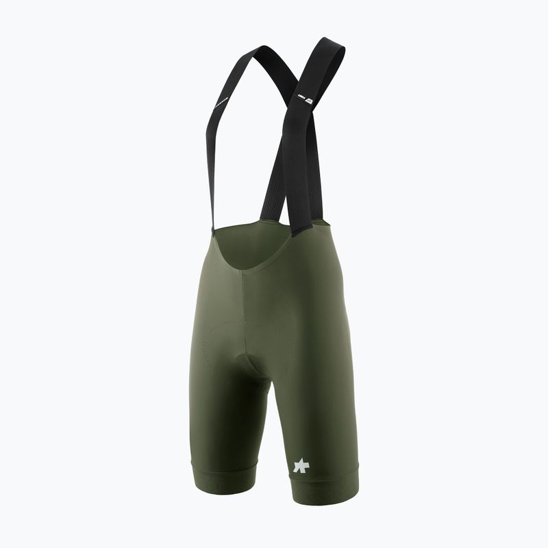 Women's cycling shorts ASSOS Uma GT S11 Bib Shorts W moss green 4
