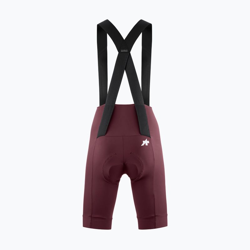 Women's cycling shorts ASSOS Uma GT S11 Bib Shorts W burgundy red 2