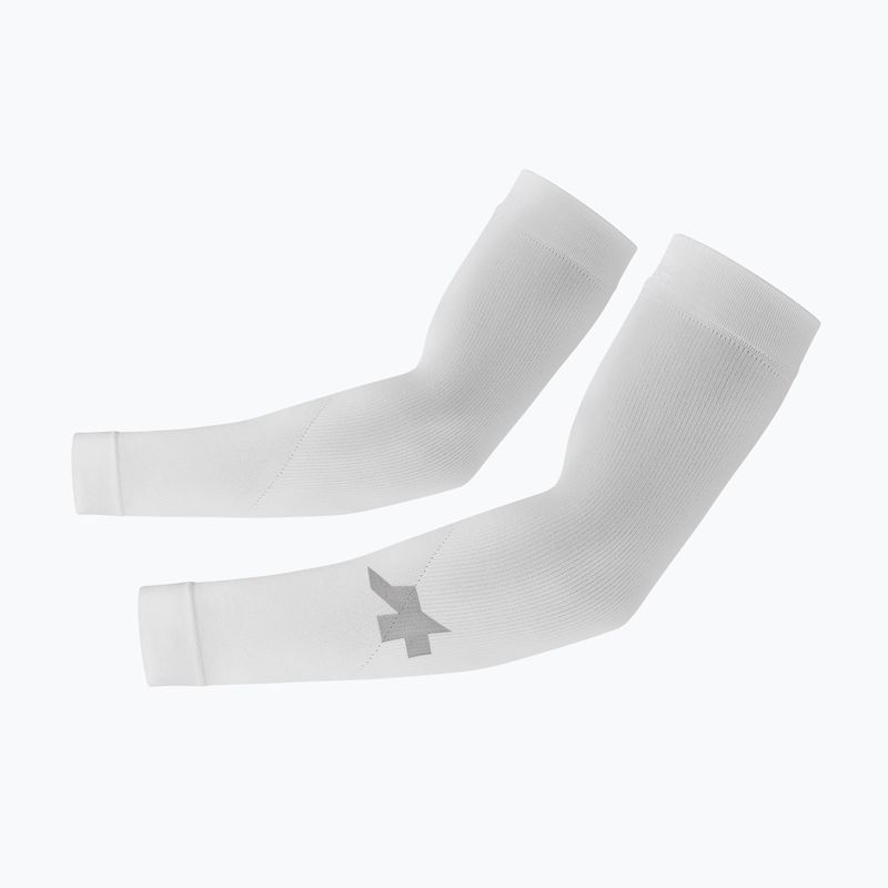 Cycling arm warmers ASSOS Summer Arm UV Protector P1 white