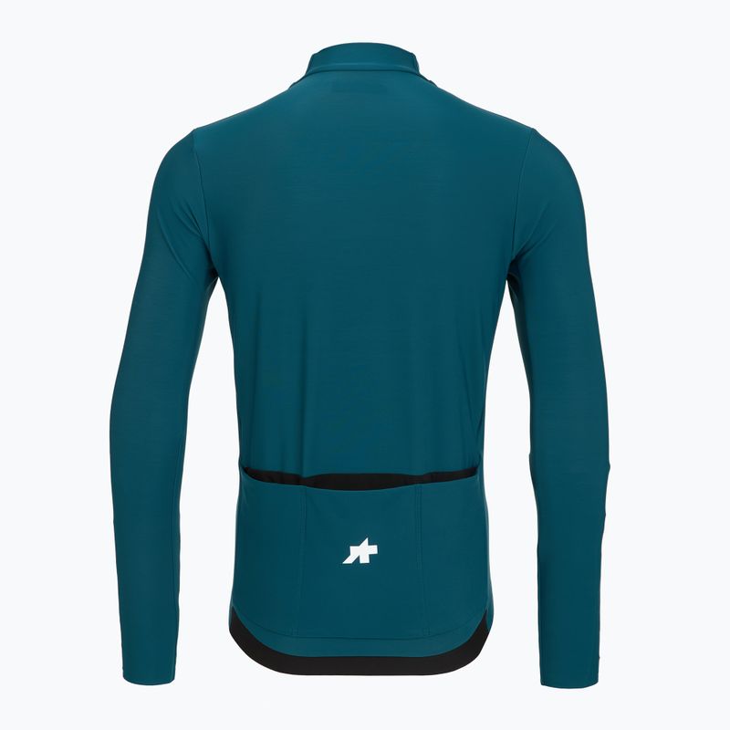 Men's cycling longsleeve ASSOS Mille GT Spring Fall Jersey S11 deep petrol 2