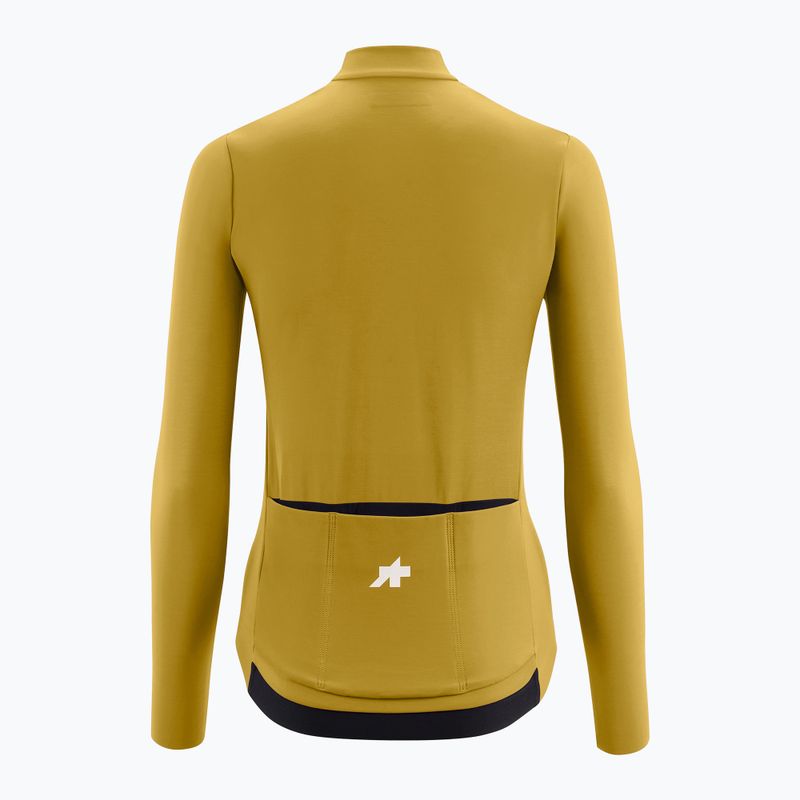 Women's cycling longsleeve ASSOS Mille GT Spring Fall Jersey S11 golden yellow 2