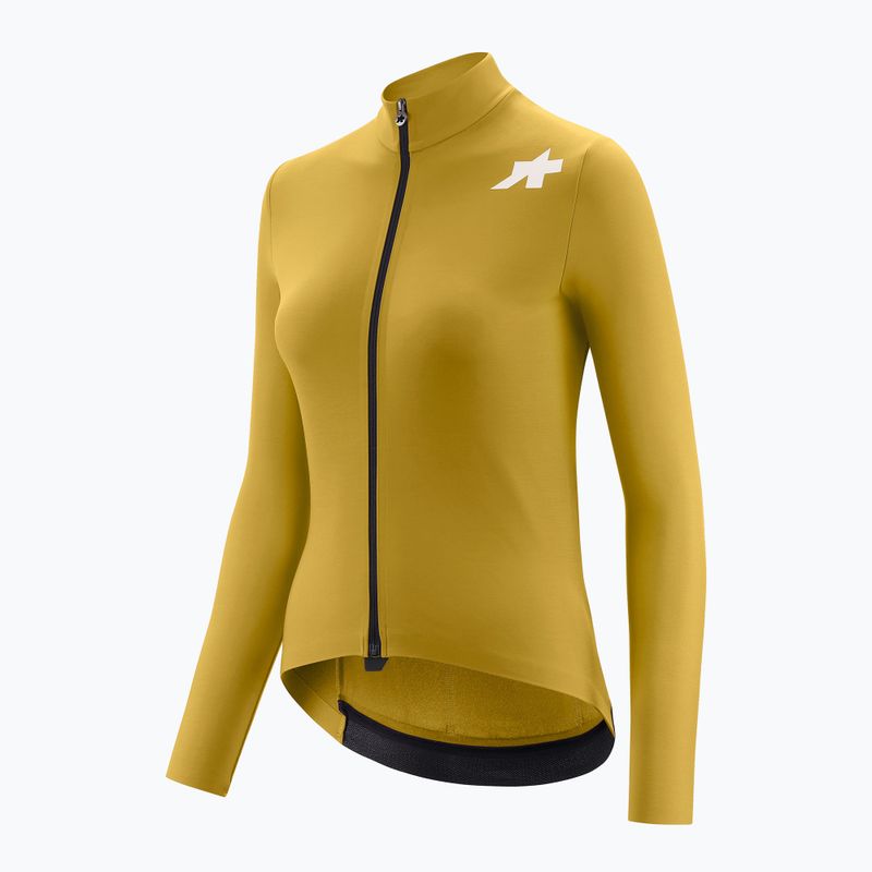 Women's cycling longsleeve ASSOS Mille GT Spring Fall Jersey S11 golden yellow 3