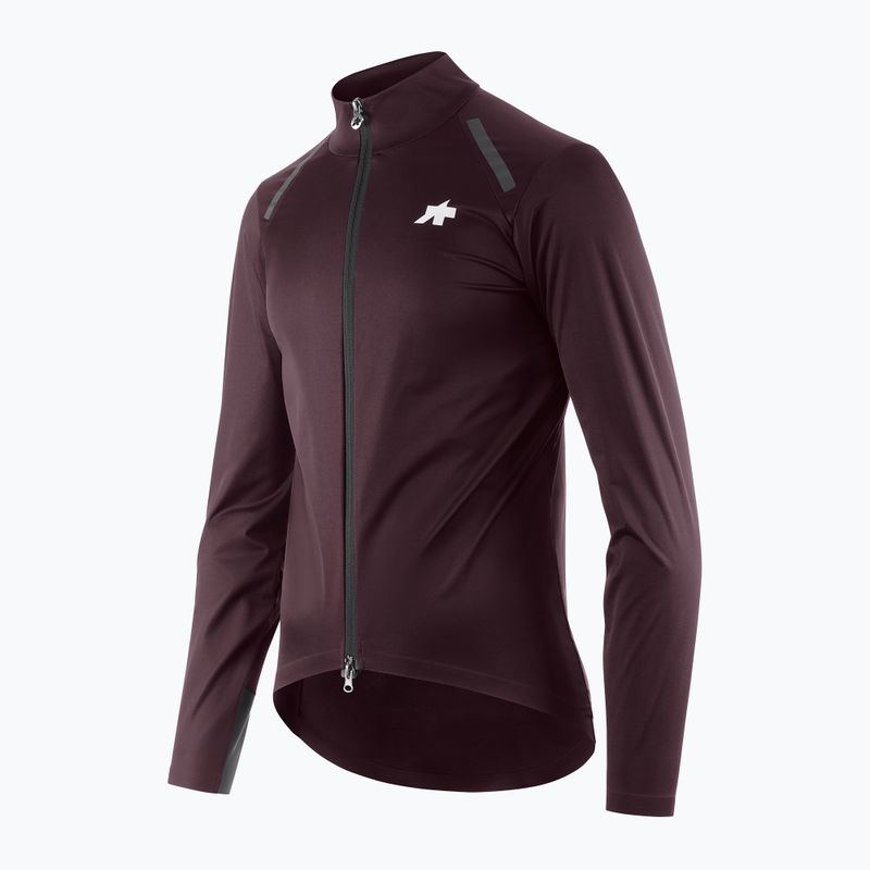 Men's cycling jacket ASSOS Mille GT Shell S11 Evo mulberry brown 3