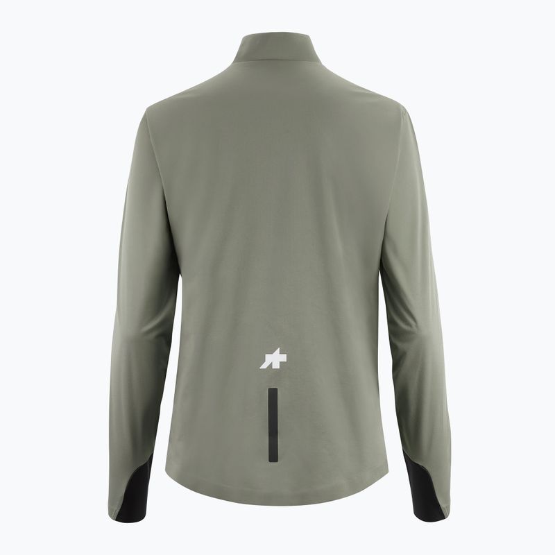 Women's cycling jacket ASSOS Mille GT Shell S11 Evo edge green 2