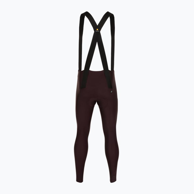 Men's cycling shorts ASSOS Mille GT Bib Tights S11 mulberry brown 2