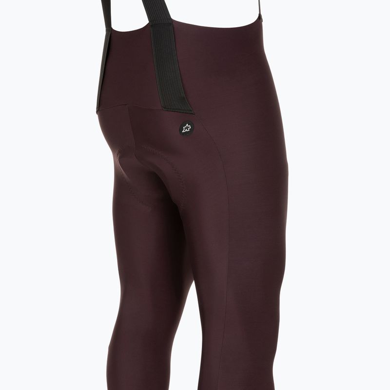 Men's cycling shorts ASSOS Mille GT Bib Tights S11 mulberry brown 4