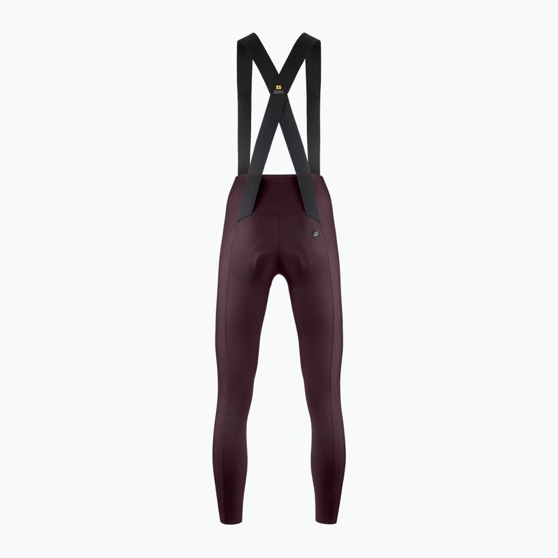 Women's cycling trousers ASSOS Uma GT Spring Fall Bib Tights S11 mulberry brown 2