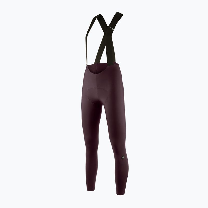 Women's cycling trousers ASSOS Uma GT Spring Fall Bib Tights S11 mulberry brown 3