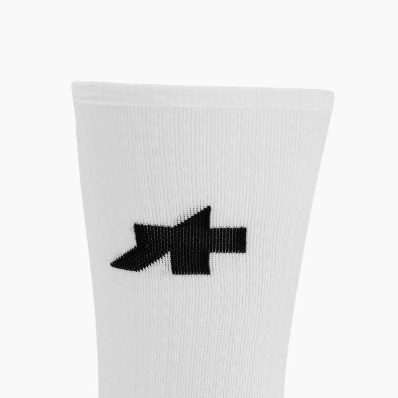 Socks ASSOS Equipe Spring Fall P1 white 3