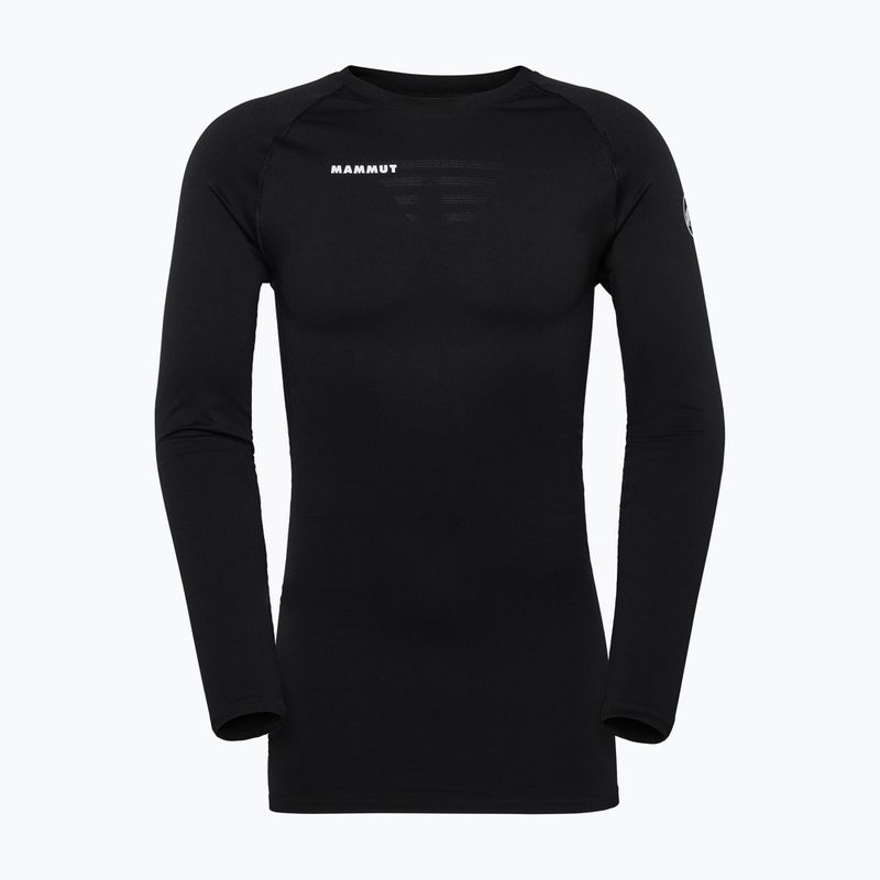 Men's thermal active sweatshirt Mammut All-Mountain Seamless BL Mid black/white 4