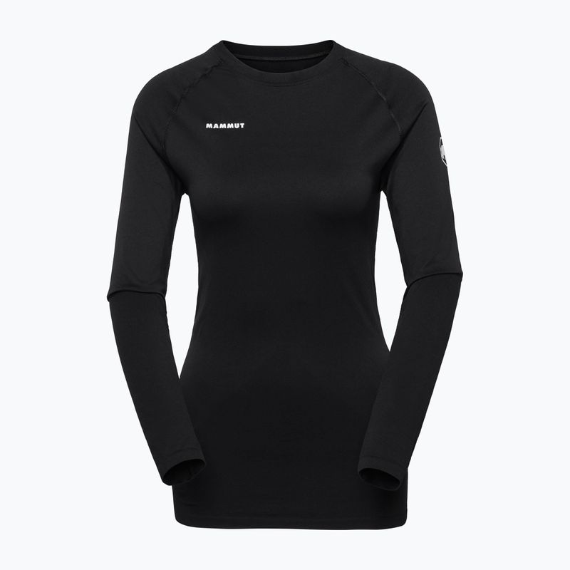 Women's thermal active sweatshirt Mammut All-Mountain Seamless BL Mid black/white 4