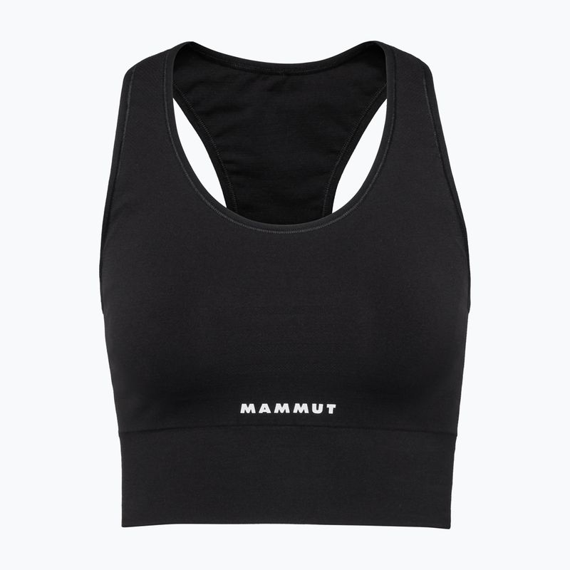 Thermal sports bra Mammut All-Mountain Seamless BL Sport black/white 4