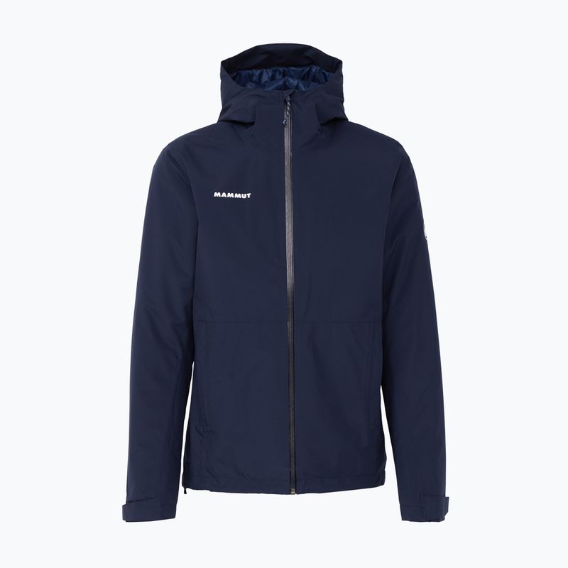 Men's rain jacket Mammut Linard HS Thermo Hooded Jacket Men marine 8