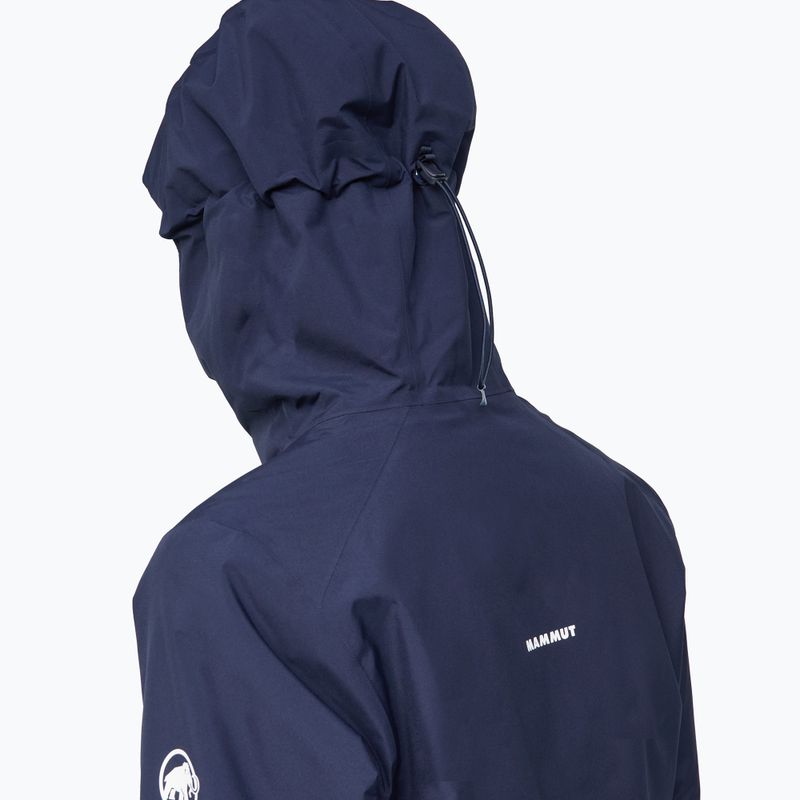 Women's rain jacket Mammut Linard HS Thermo Hooded Jacket Women marine 6