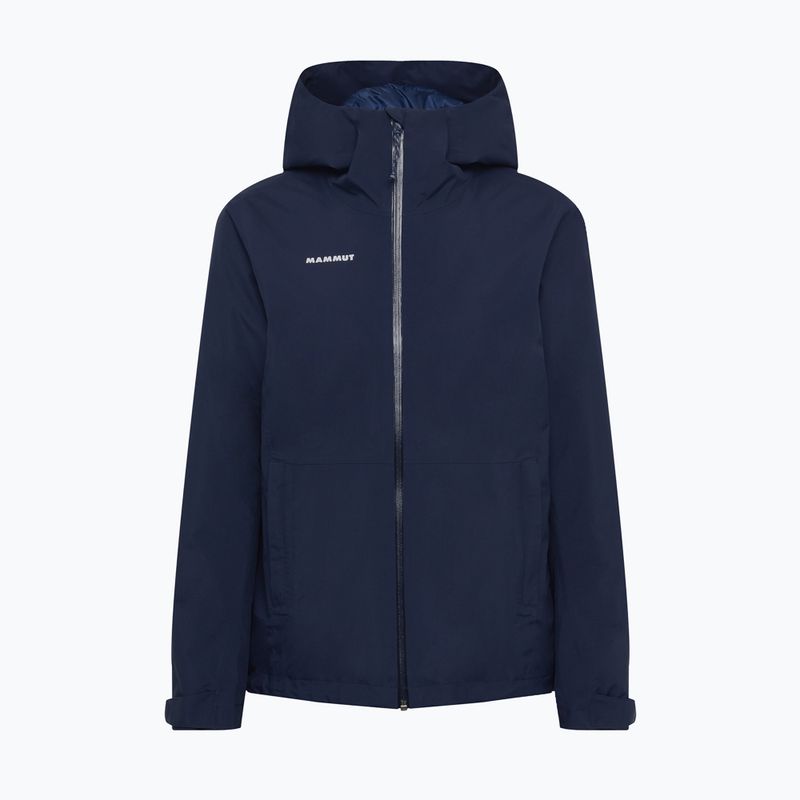 Women's rain jacket Mammut Linard HS Thermo Hooded Jacket Women marine 10