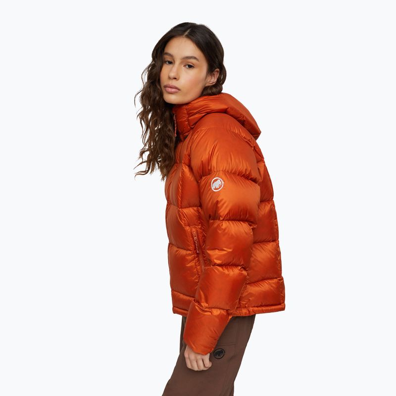 Women's down jacket Mammut Glacier Glow IN Hooded autumn larice 4